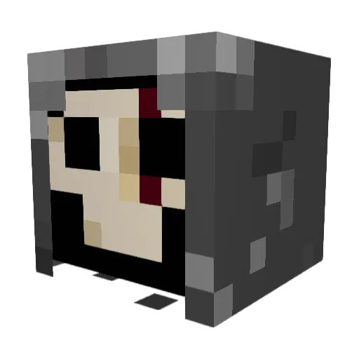 kxx991 Minecraft avatar head, 3D render
