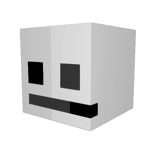 kxxx_da Minecraft avatar head, 3D render