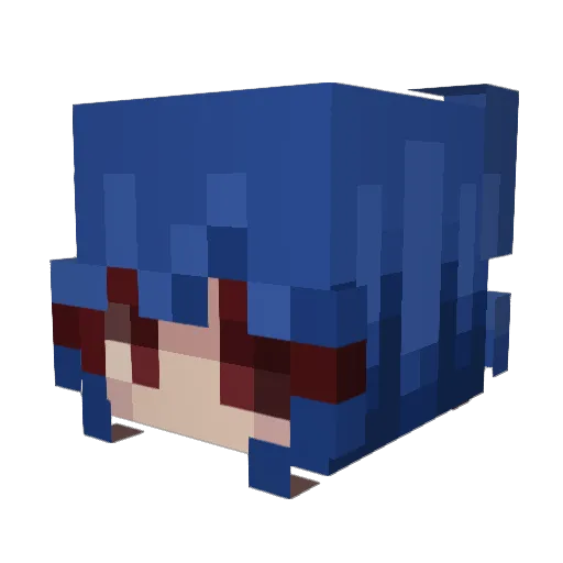 kxygol Minecraft avatar head, 3D render