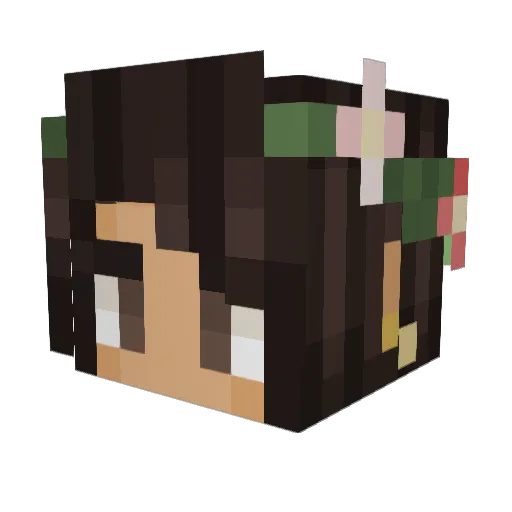ky4309 Minecraft avatar head, 3D render