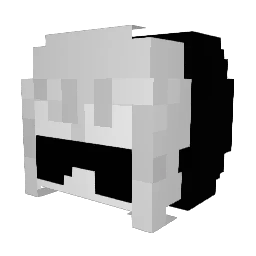 ky6i Minecraft avatar head, 3D render