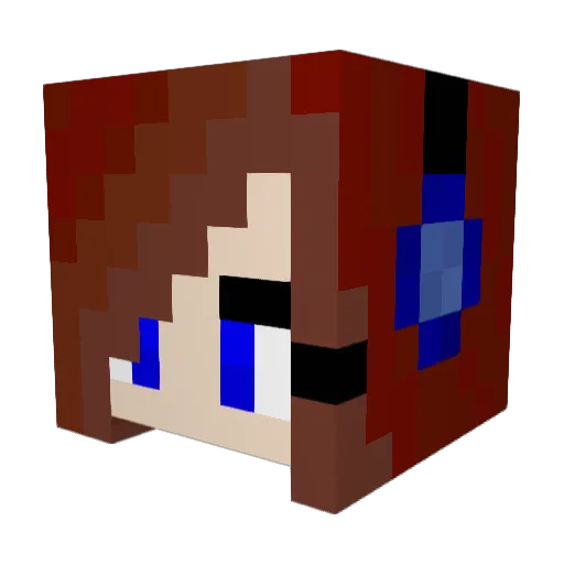 ky_emt85 Minecraft avatar head, 3D render