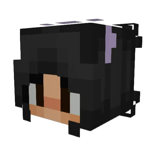 ky_ky77 Minecraft avatar head, 3D render