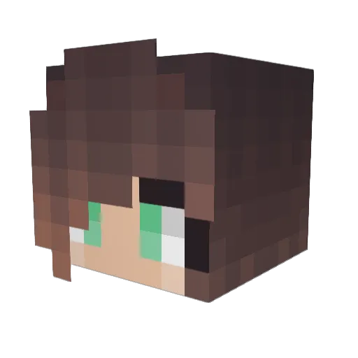 ky_taylor22 Minecraft avatar head, 3D render