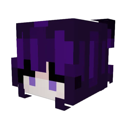 kyaazz_ Minecraft avatar head, 3D render