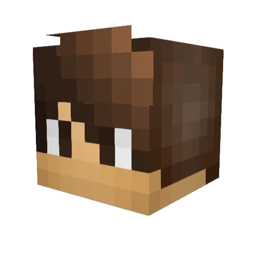 kyan74834 Minecraft avatar head, 3D render