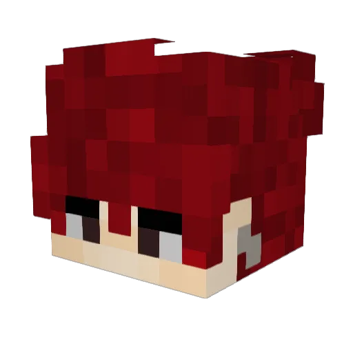 kyandol Minecraft avatar head, 3D render