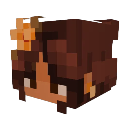 kyanitexx Minecraft avatar head, 3D render