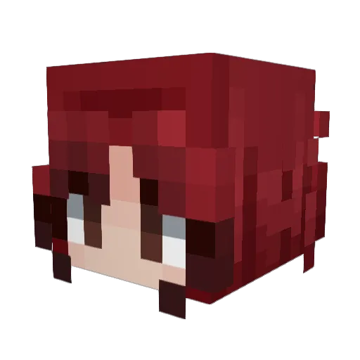 kyathi Minecraft avatar head, 3D render