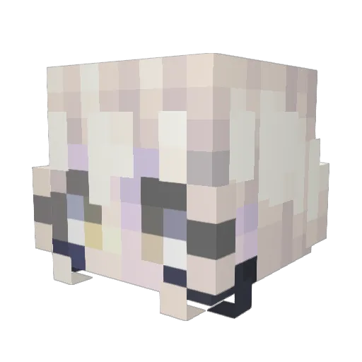 kyatosu Minecraft avatar head, 3D render