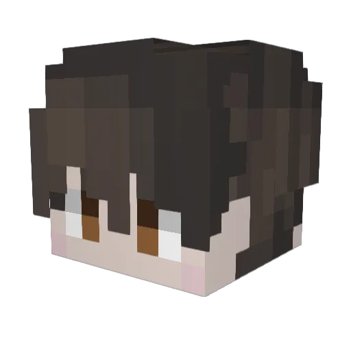 kyc0504 Minecraft avatar head, 3D render