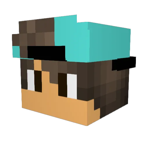 kycatsfan Minecraft avatar head, 3D render