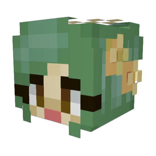 kycop24 Minecraft avatar head, 3D render