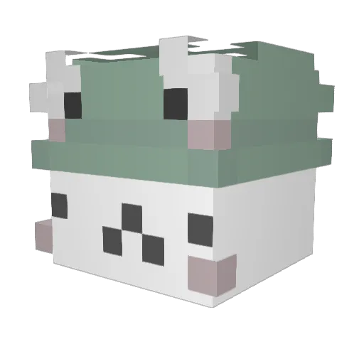 kydkid Minecraft avatar head, 3D render