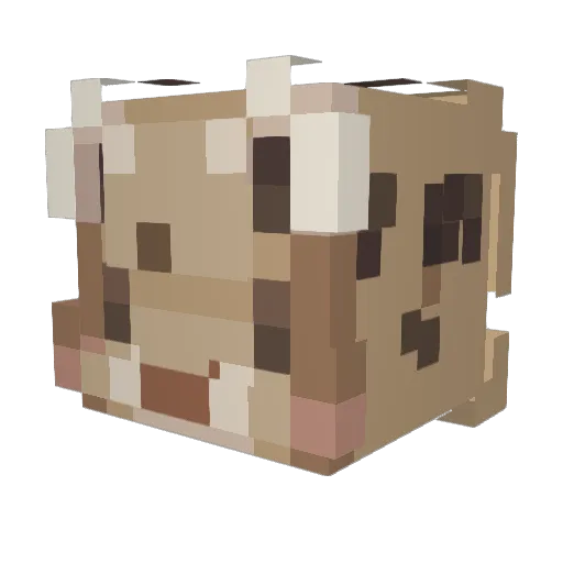 kyeechu Minecraft avatar head, 3D render