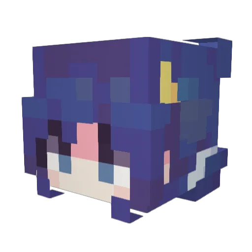kyeil Minecraft avatar head, 3D render