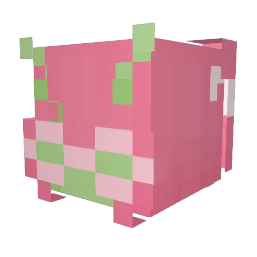 kyfae Minecraft avatar head, 3D render