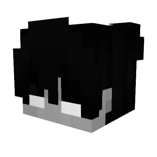 kyk72 Minecraft avatar head, 3D render