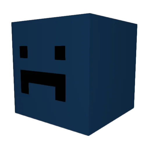 kykleee Minecraft avatar head, 3D render