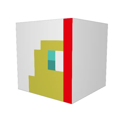 kyky5000 Minecraft avatar head, 3D render