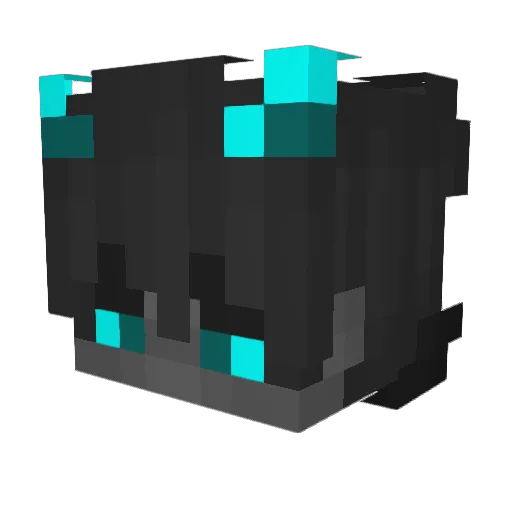 kykydrick Minecraft avatar head, 3D render