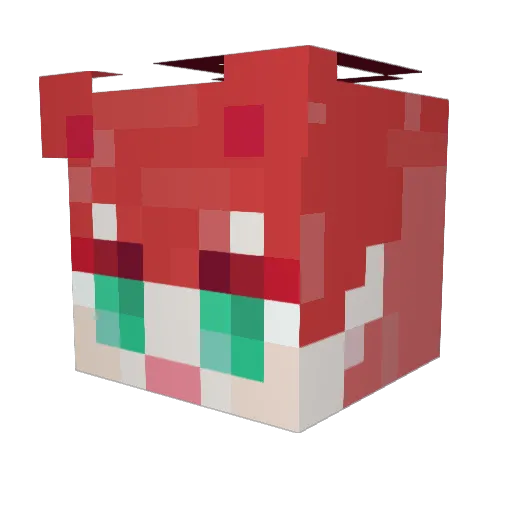 kyle118 Minecraft avatar head, 3D render