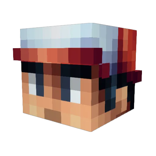 kyle13524 Minecraft avatar head, 3D render
