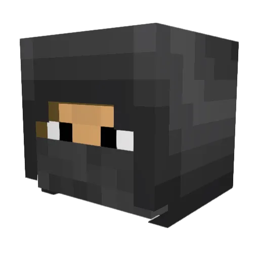 kyle4 Minecraft avatar head, 3D render