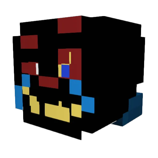 kyle6337 Minecraft avatar head, 3D render