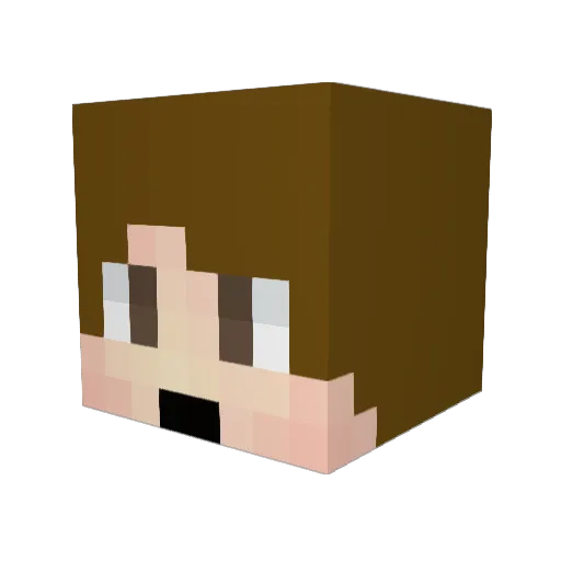 kylectro Minecraft avatar head, 3D render