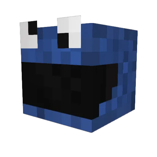 kyleenalu Minecraft avatar head, 3D render