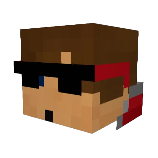 kylehay123 Minecraft avatar head, 3D render