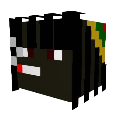 kylejef3 Minecraft avatar head, 3D render
