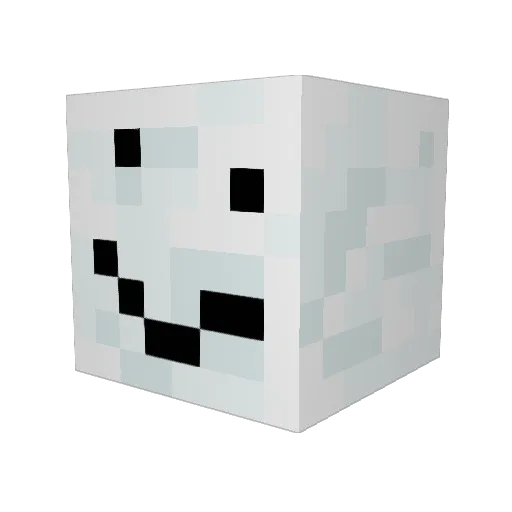 kyleled Minecraft avatar head, 3D render