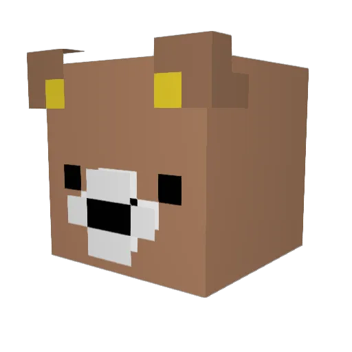 kylemclee12cub Minecraft avatar head, 3D render
