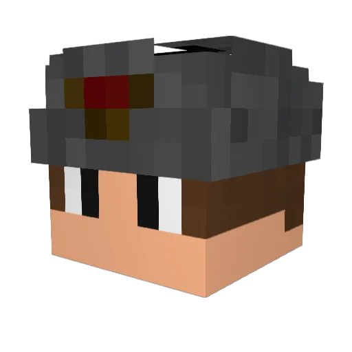 kylememes Minecraft avatar head, 3D render