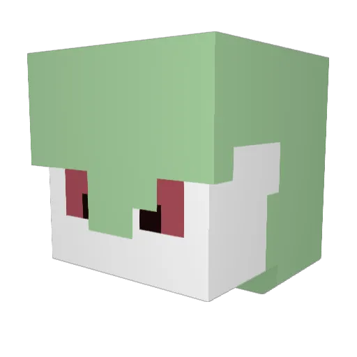 kyleperez Minecraft avatar head, 3D render