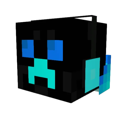 kylercreeper Minecraft avatar head, 3D render