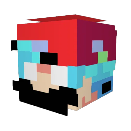 kylesa5 Minecraft avatar head, 3D render