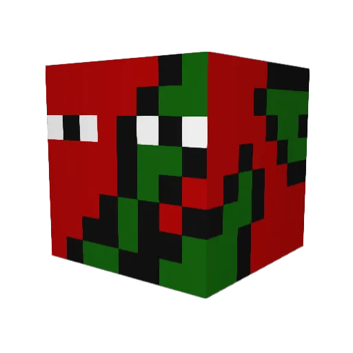 kylewarr Minecraft avatar head, 3D render
