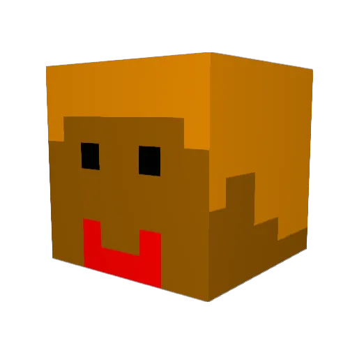 kylewis2 Minecraft avatar head, 3D render