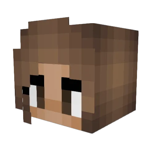 kylie30 Minecraft avatar head, 3D render
