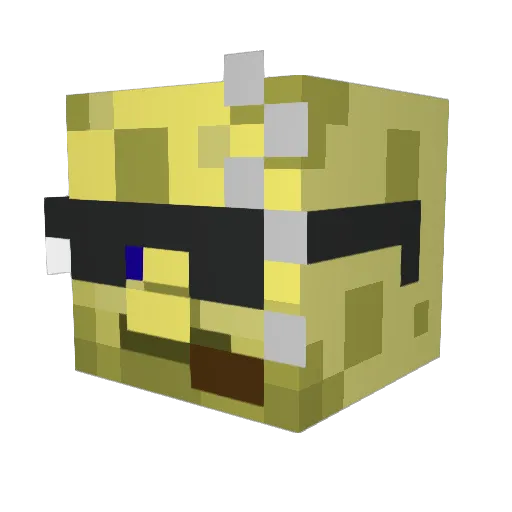 kyliedel123 Minecraft avatar head, 3D render