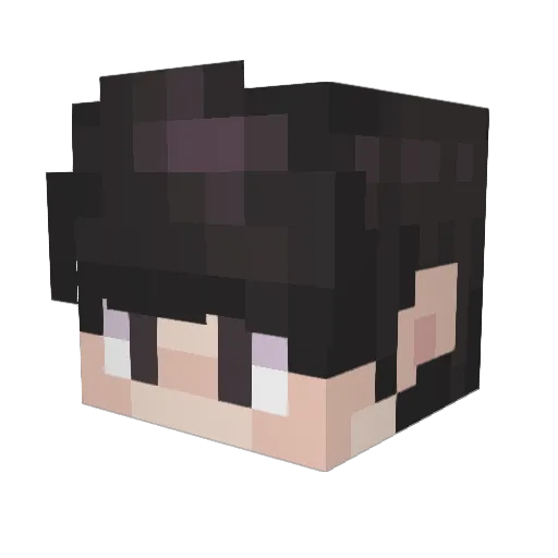 kyliederaco Minecraft avatar head, 3D render