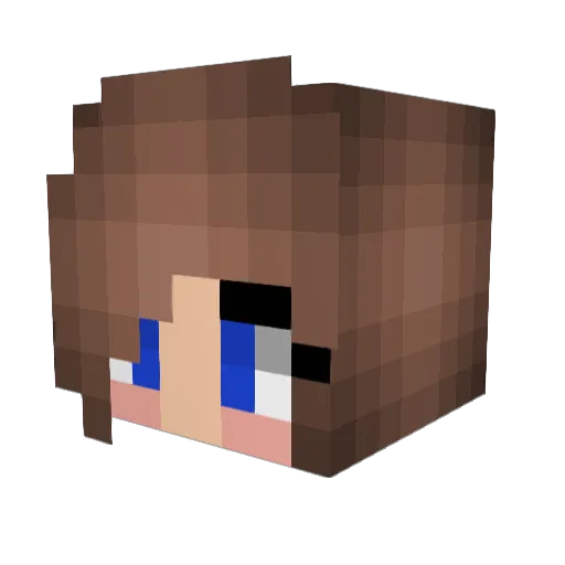kyliemarie Minecraft avatar head, 3D render