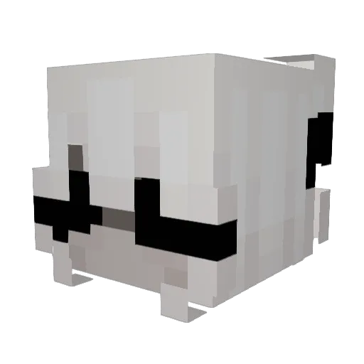 kylierw_ Minecraft avatar head, 3D render