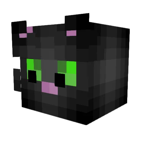 kyliex Minecraft avatar head, 3D render