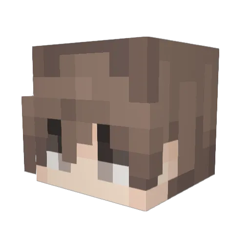 kyliieisrad Minecraft avatar head, 3D render