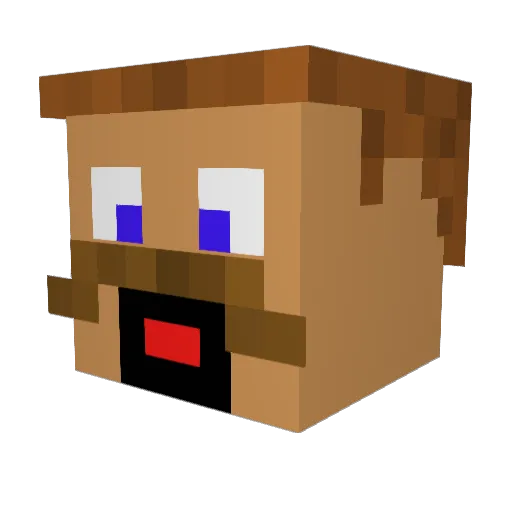 kyllingen159 Minecraft avatar head, 3D render
