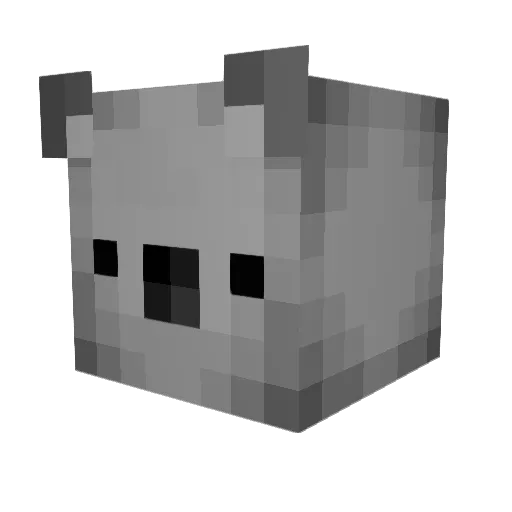 kylurban Minecraft avatar head, 3D render